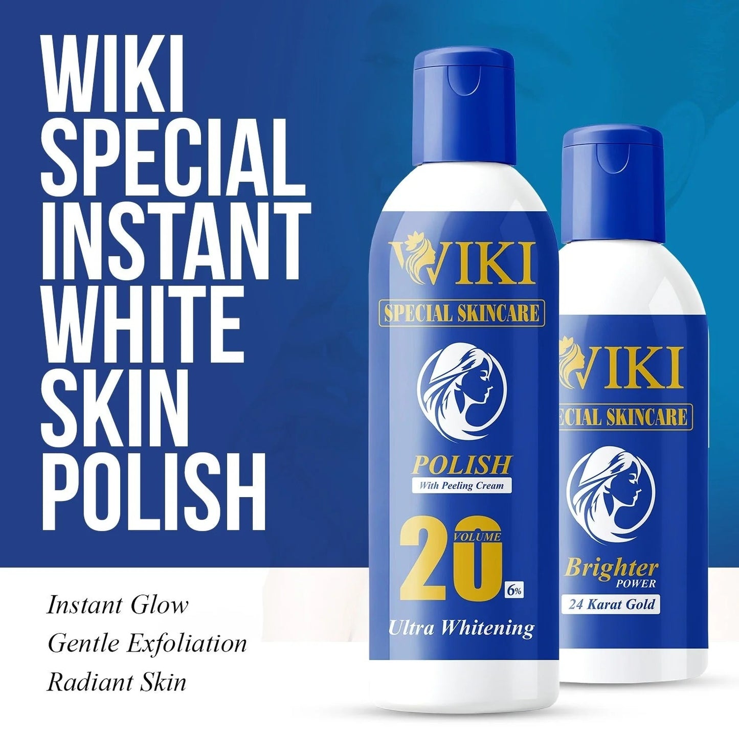 Wiki Special instant white skin polish With Peeling Cream (Special Edition)