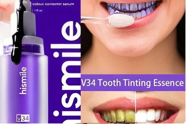 HiSmile V34 Teeth Whitening Serum | Colour Corrector | Stain Remover (Original)