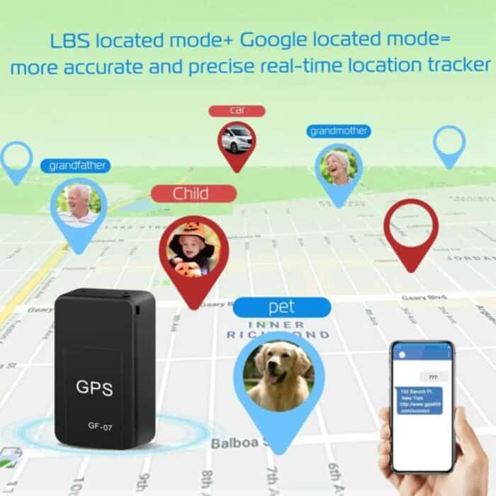 🚗 GF07 Mini GPS Tracker – Smart, Compact & Reliable
